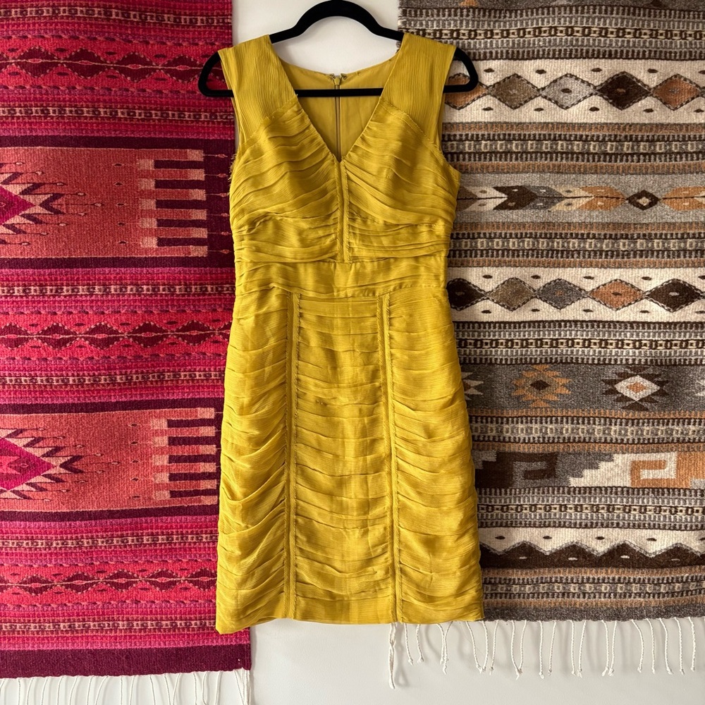 Banana Republic Chartreuse Sleeveless Dress